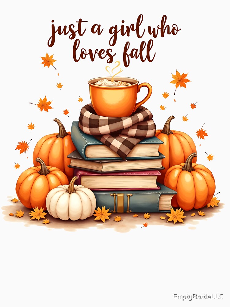 Just A Girl Who Love Fall by TheEmptyBottleStudio