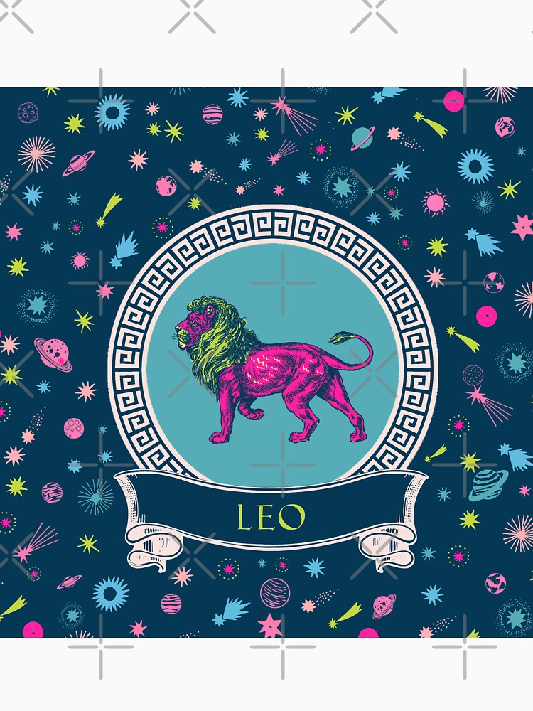 Leo Star Sign Celestial Art by PrintyBazaar