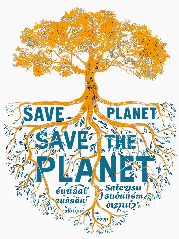 Eco Warrior Tree Shirt Design by TrendyGraphTees