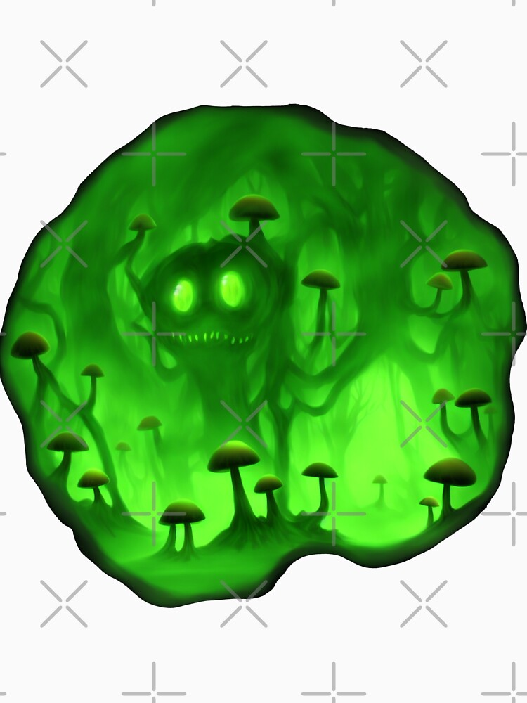 Tree-monster in a mushroom forest XIII green by BrachiaST