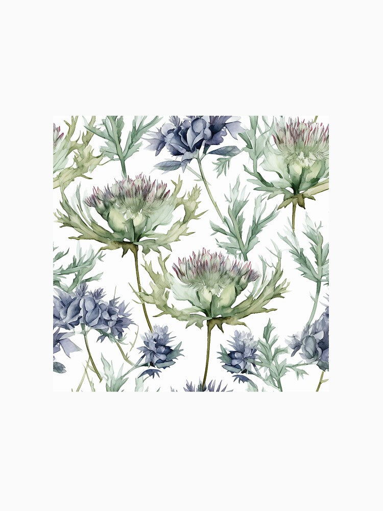 Botanical flower pattern seamless by PolarInk