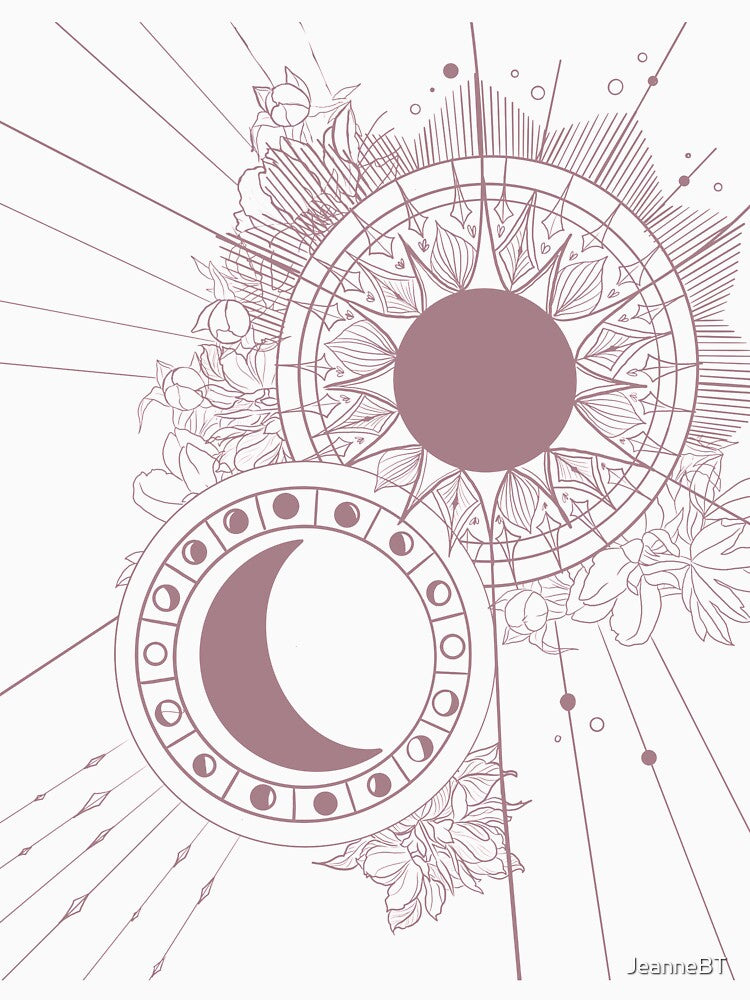 Sun and moon by JeanneBT