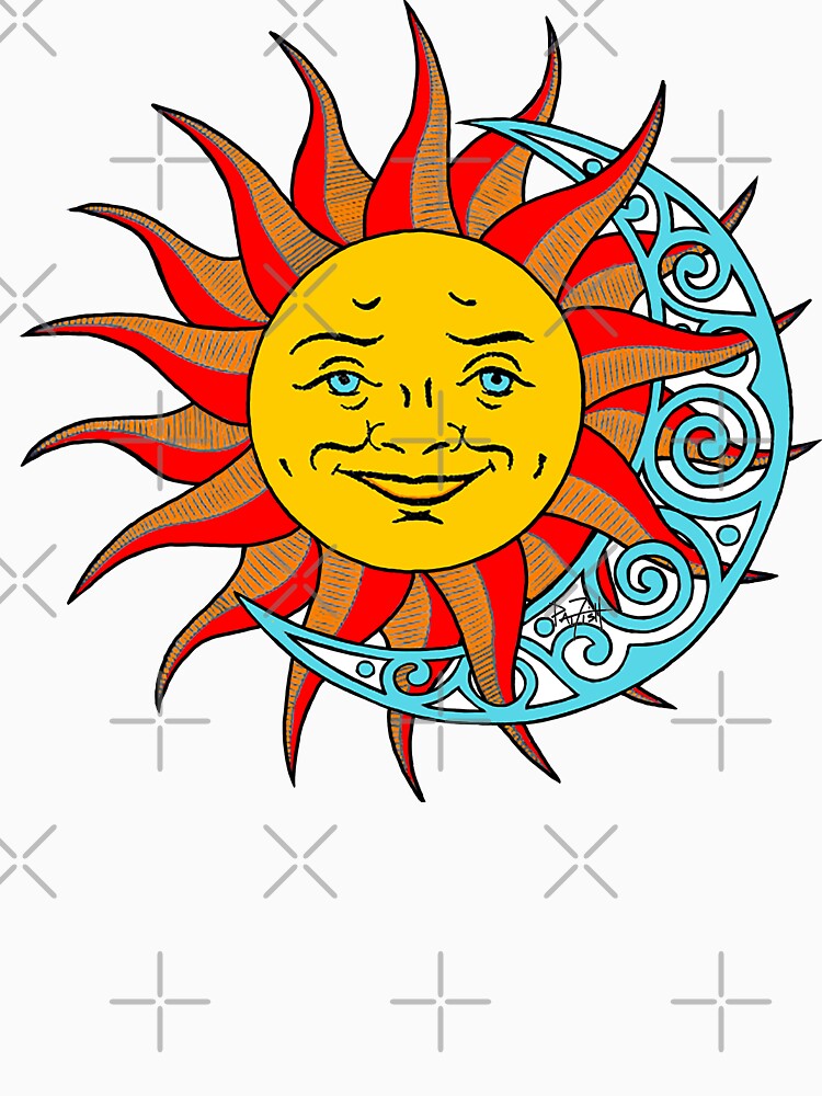 Sun and Moon Alchemical Marriage by Pat Fish