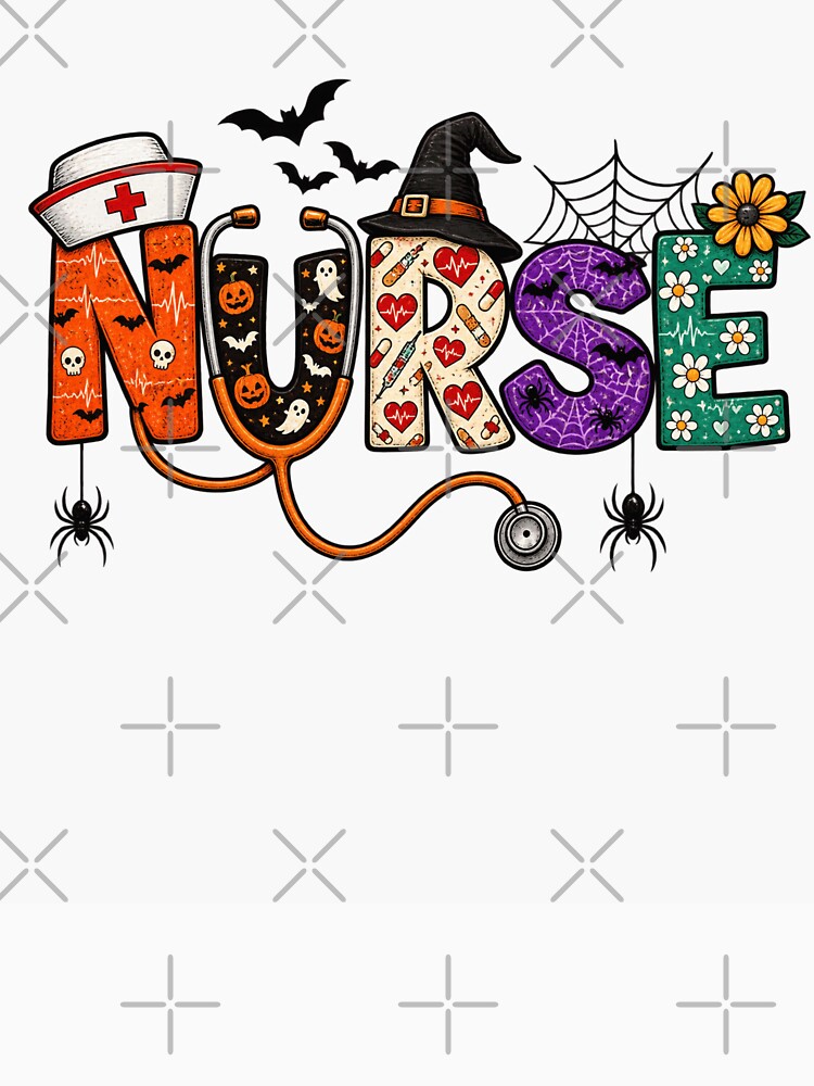 Halloween Nurse Life Funny Nursing Stethoscope Spooky Nurse by first-shirt ⭐ ⭐ ⭐ ⭐ ⭐