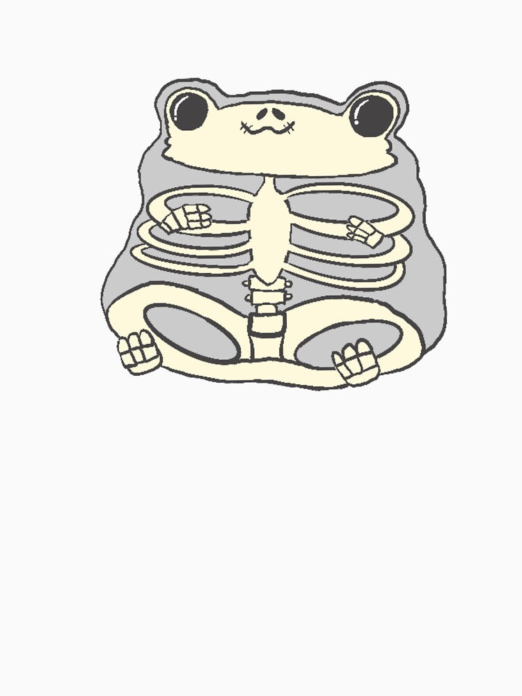 Skelly Frog by BookwormBaubles