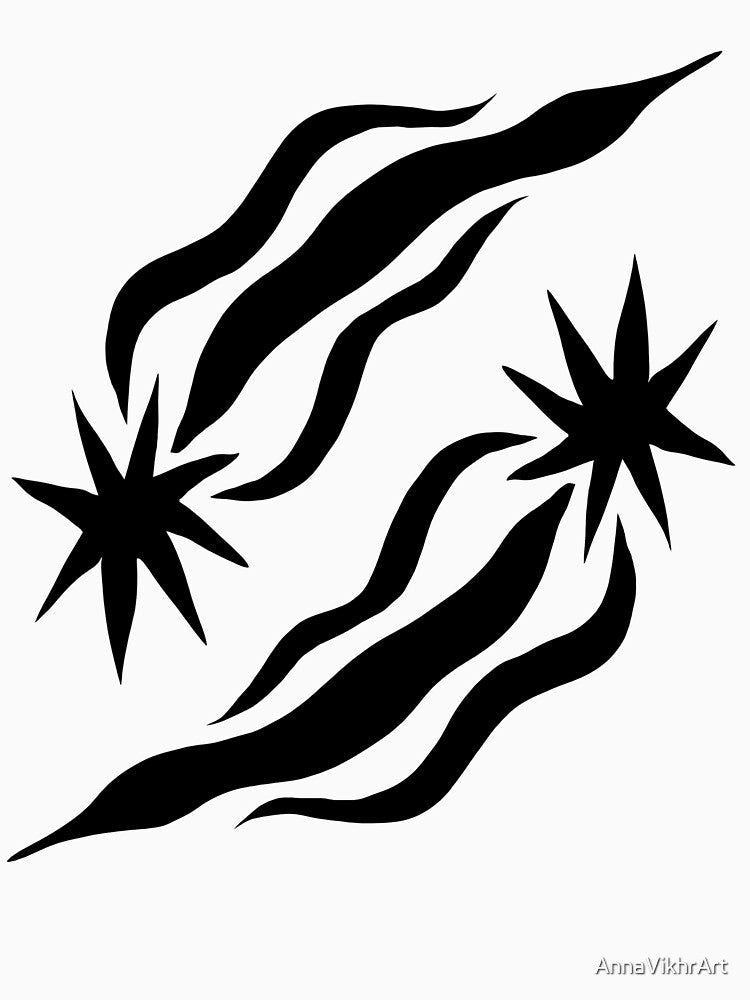 Mystical Star Magic Abstract Design by AnnaVikhrArt