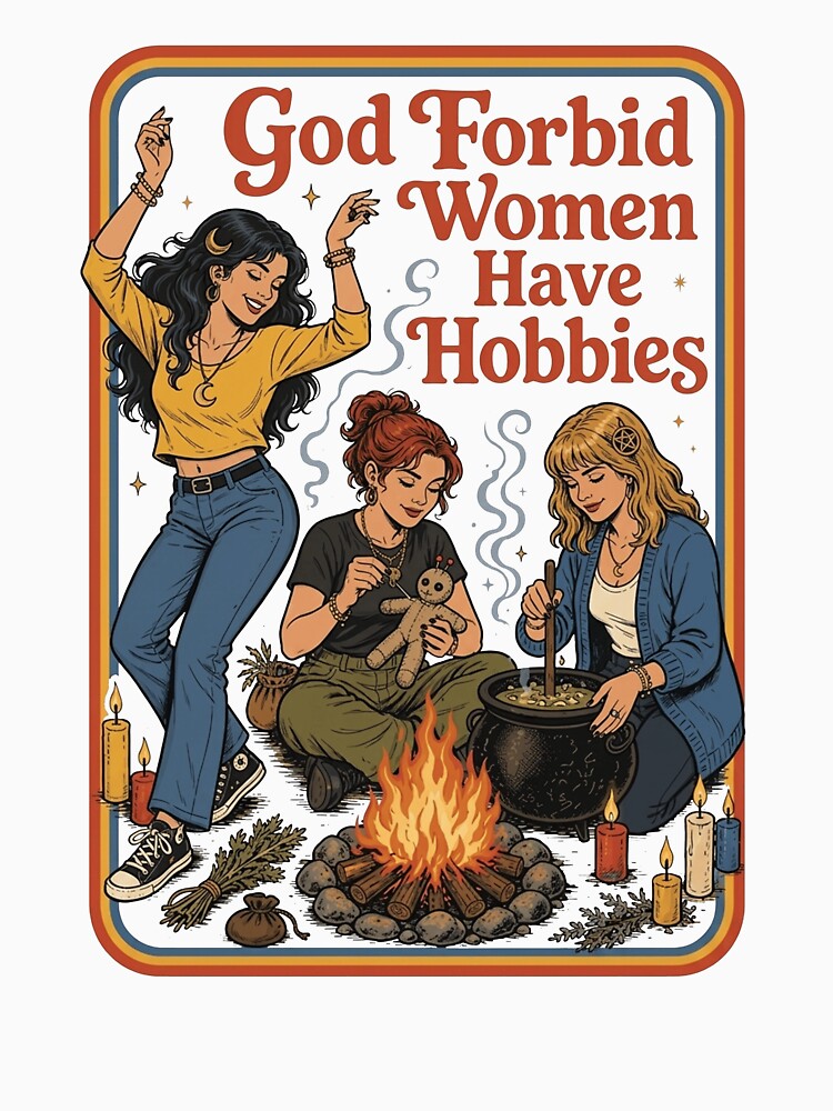 Funny Feminist Dark Academia Women Shirt, God Forbid Women Have Hobbies by gidel-sales