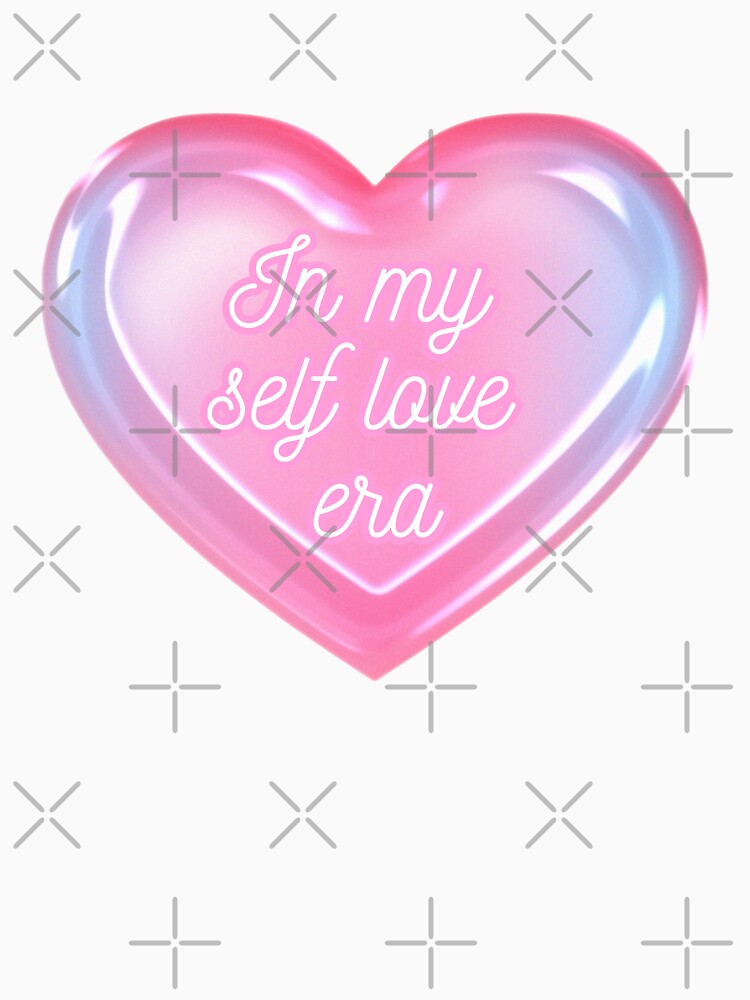 In my self love era heart sticker by DesignPMG