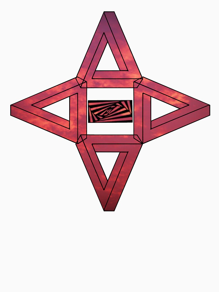 Red Sky Triangle Me Impressed Star by createVisions