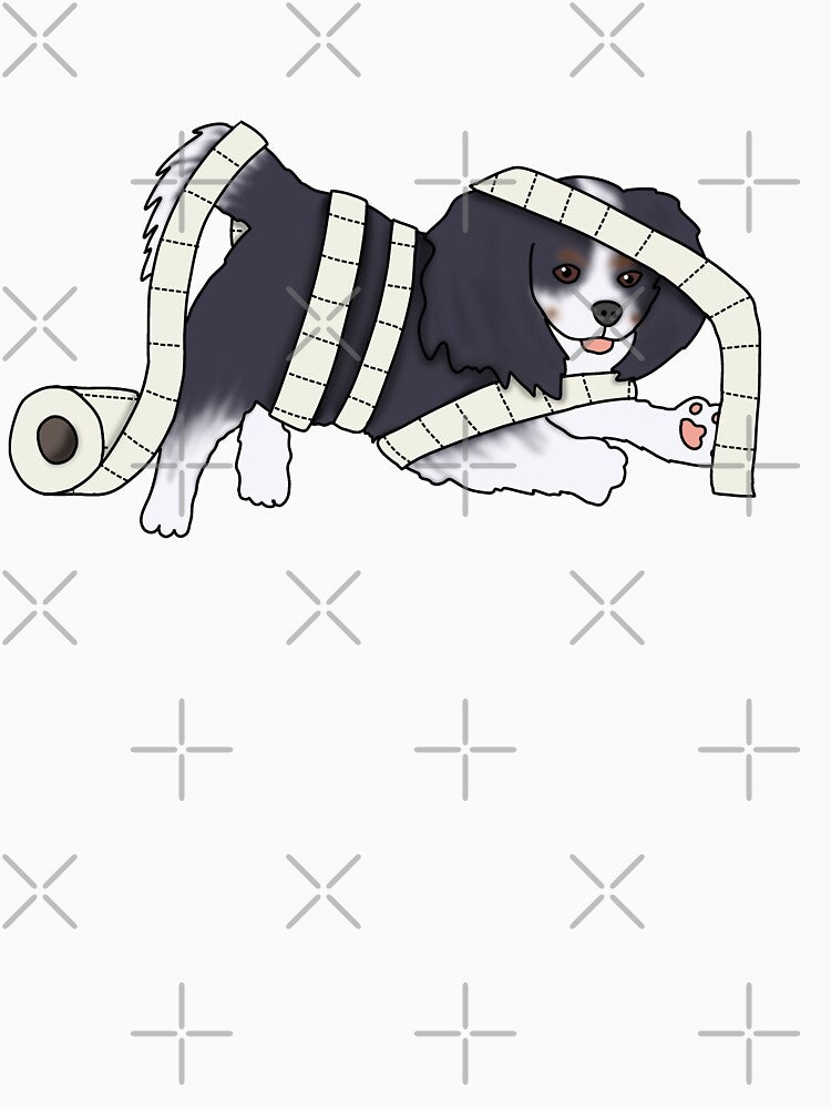 Toilet paper Dog Mummy (cavalier king charles spaniel) by Becky-Marie