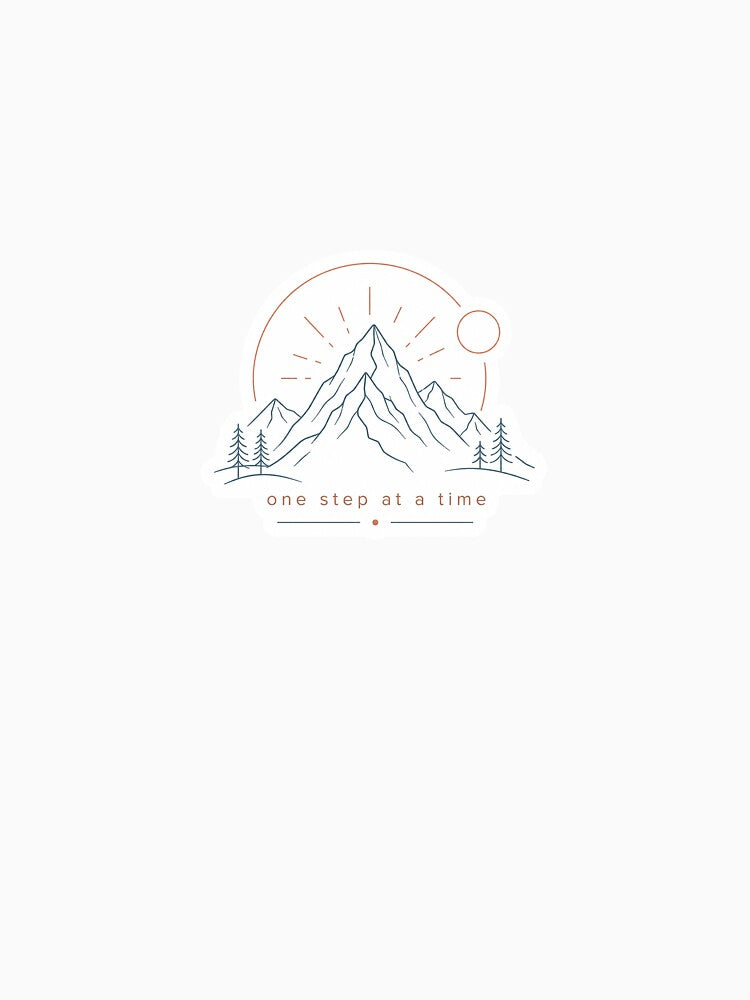 One Step at a Time Mountain by InkPixell