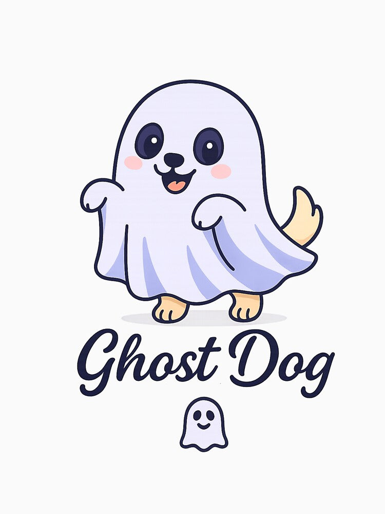 Ghost Dog – The Cute Spooky Pup by RungsitDesign