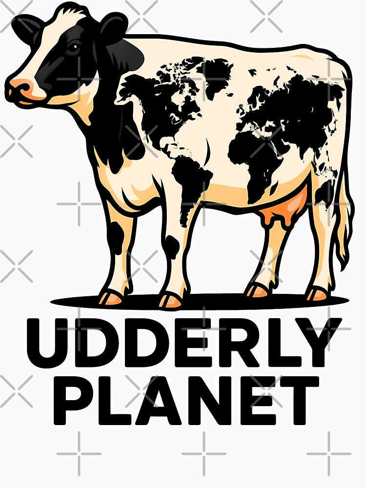 Udderly Planet Environmental Animal Puns by BrBrDesign