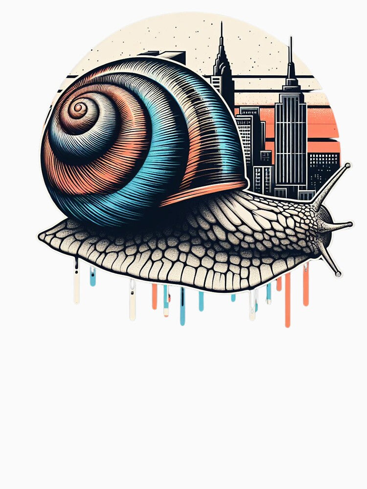 Snail Sideview in Streetwear by badjershop
