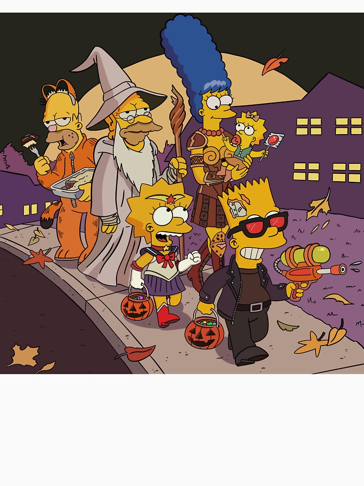 Simpson Halloween by snailpilot