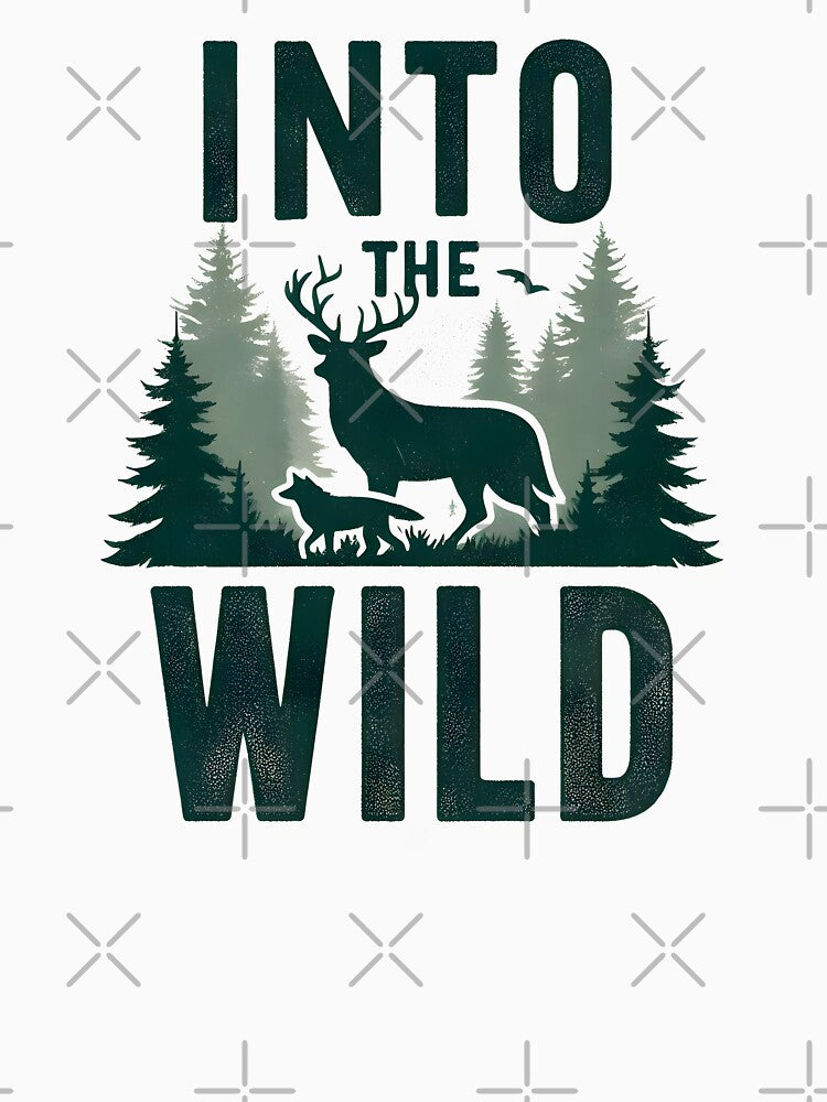 Into the wild, wintage, nature design by naatala