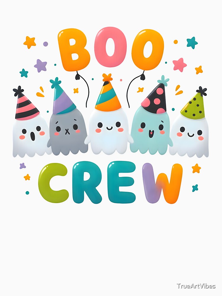 ghost, halloween, boo crew by TrueArtVibes