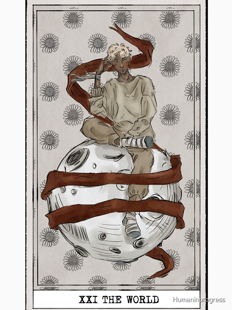 THE WORLD tarot card by Humaninprogress