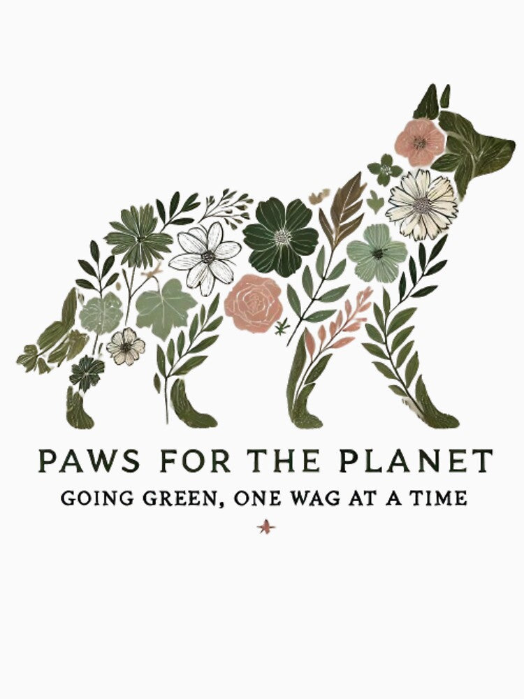 Floral Dog Promoting Green Living and Sustainability by yuxin2009