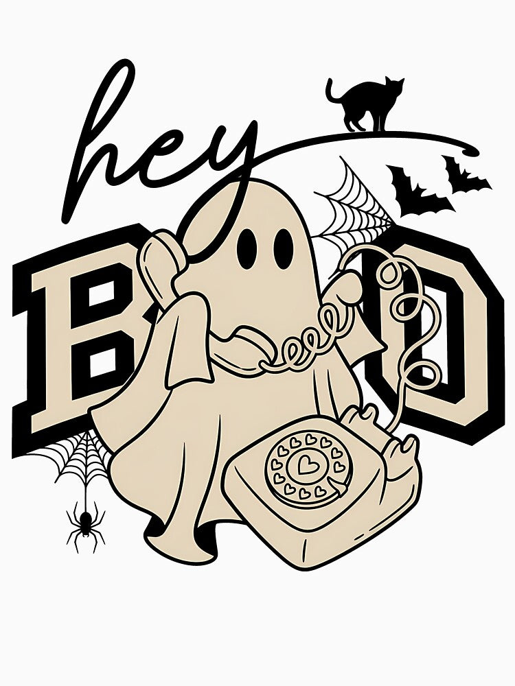 Boo Ghost Cute Retro Halloween Kids Women by KroghDs