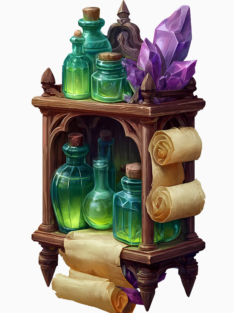 Apothecary Bookshelf by IllumeInk