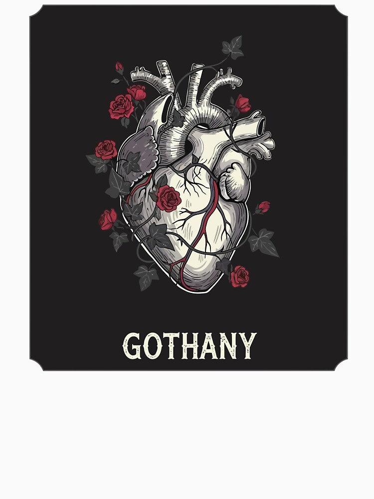 Gothic Anatomical Heart Gothany Illustration by StudioJohan
