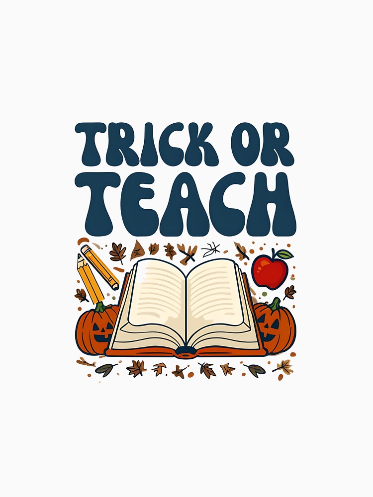 Trick or Teach – Spooky Season Educator Print by GoxyVision