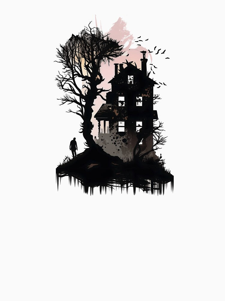 Haunted House Silhouette by ShadowAndSlate