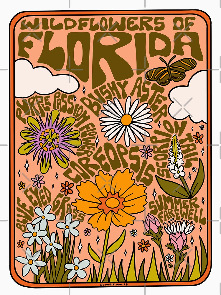 Florida Wildflowers by doodlebymeg
