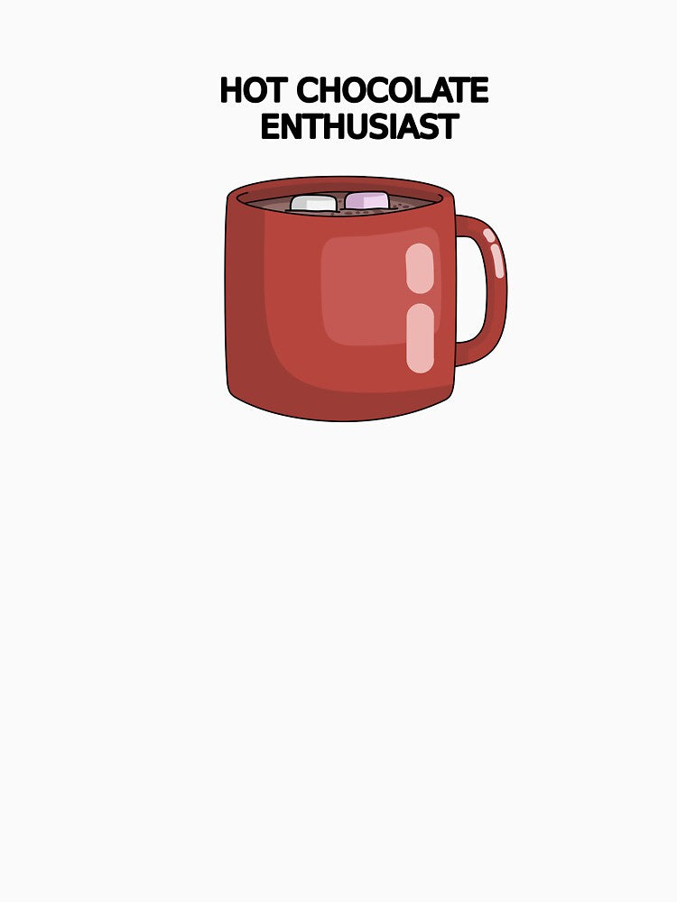Hot Chocolate Enthusiast Red Mug with Marshmellows by Cassapillar