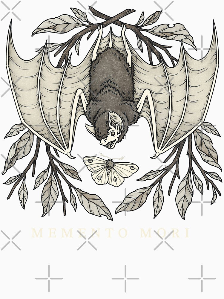 MEMENTO MORI Bat Dark Academia Therian Furry Goblincore by Veymoth