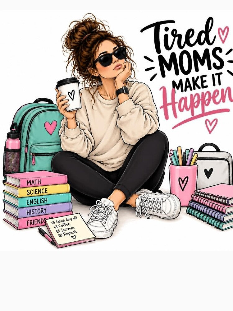 Tired Moms Make It Happen by VeraLuta