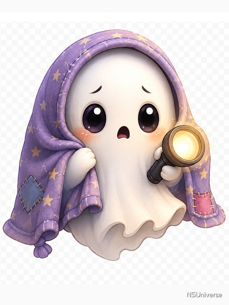 The Ghost Who Is Afraid of the Dark by NSUniverse