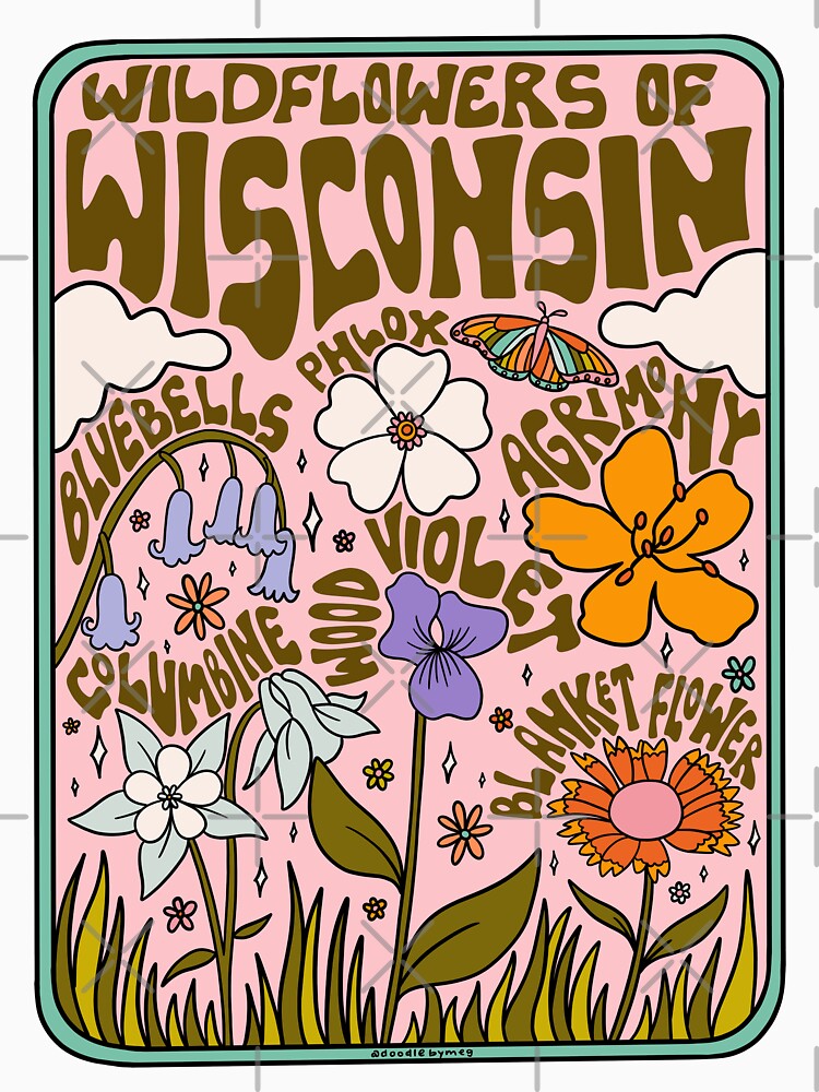Wisconsin Wildflowers by doodlebymeg