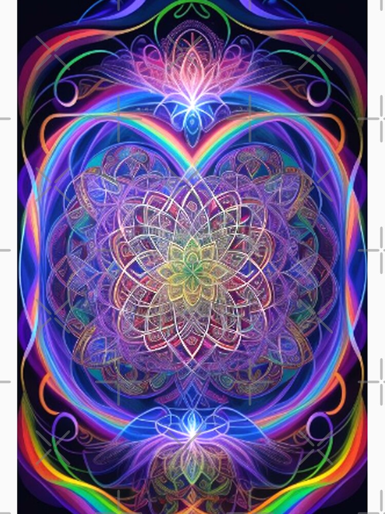 Colorful Abstract Sacred Geometry by TheDarkWardrobe