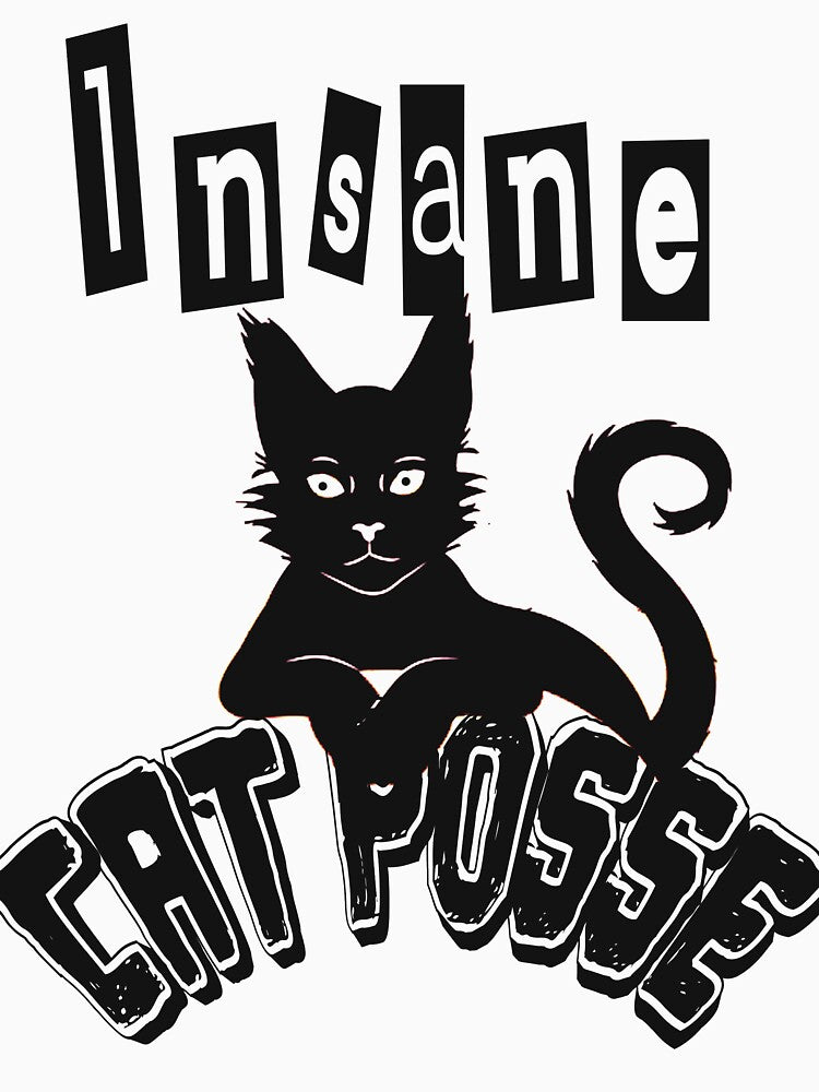 Insane cat posse funny haloween for cat lover by illustrapho