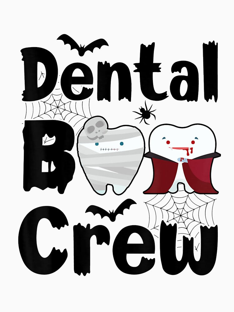 Dental Boo Crew Halloween Dentist Dental Assistant by FelicianFurlong