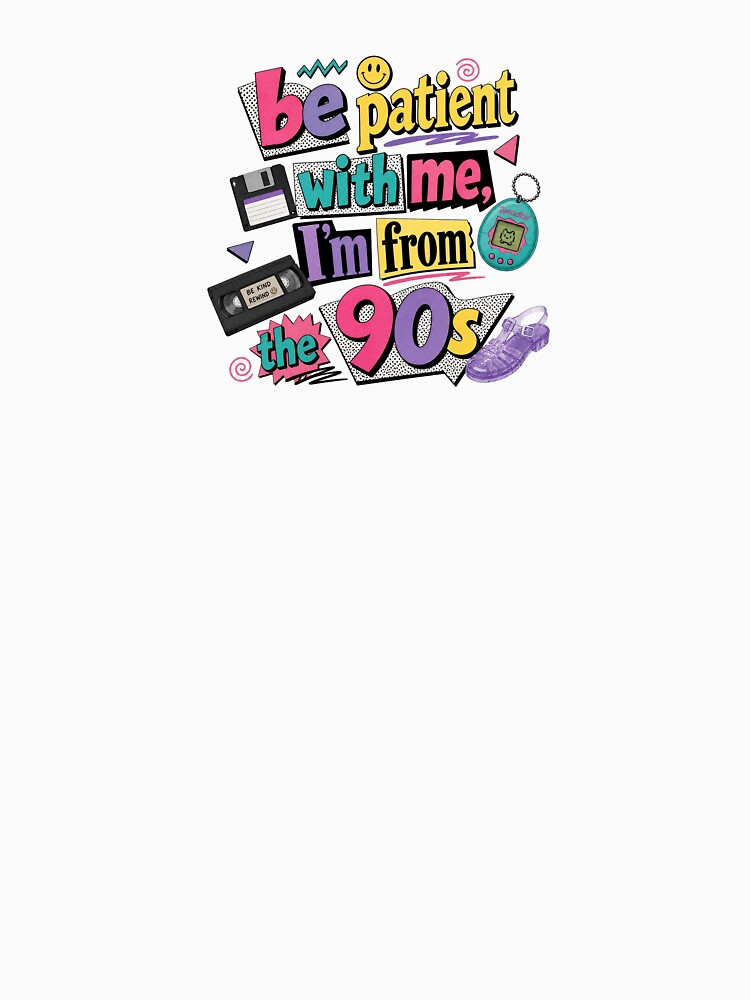 Funny 90s Nostalgia Art by LazyGalStudio