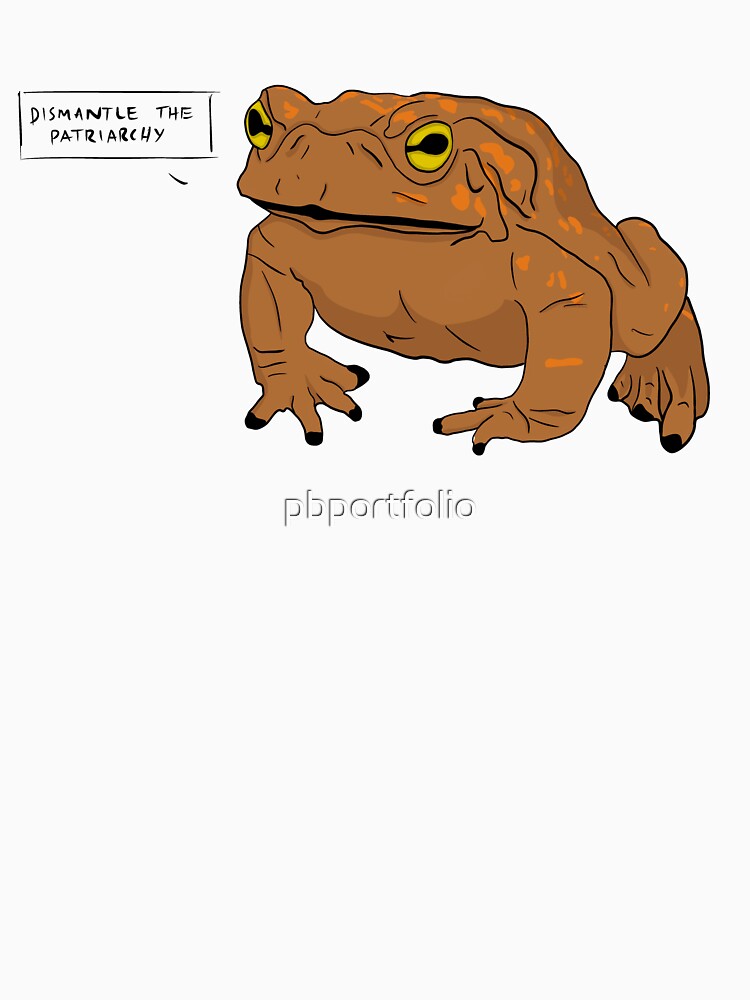 Dismantle the Patriarchy Toad by pbportfolio