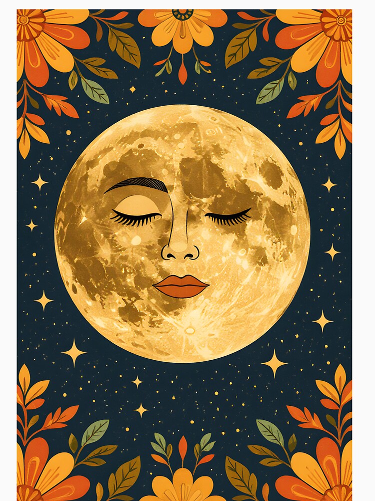 Vintage Boho Moon Stay Wild Celestial by SoulGraphixx