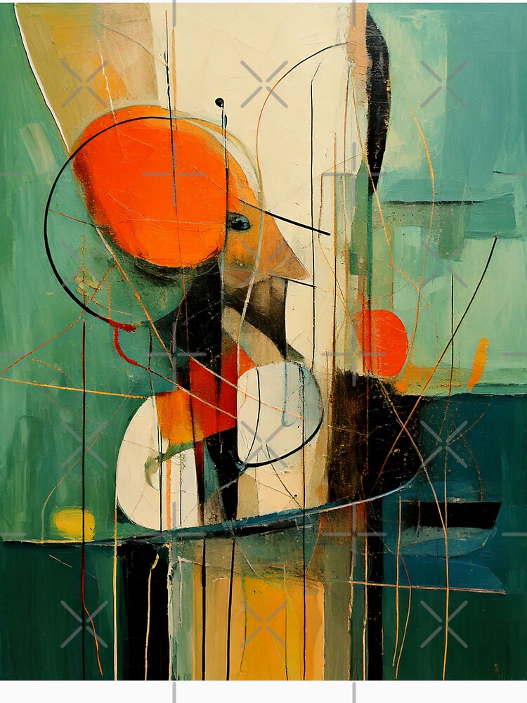 Modern Abstract Art – Bold Colorful Shapes & Expressive Texture – Contemporary Wall Decor by CattlettArt