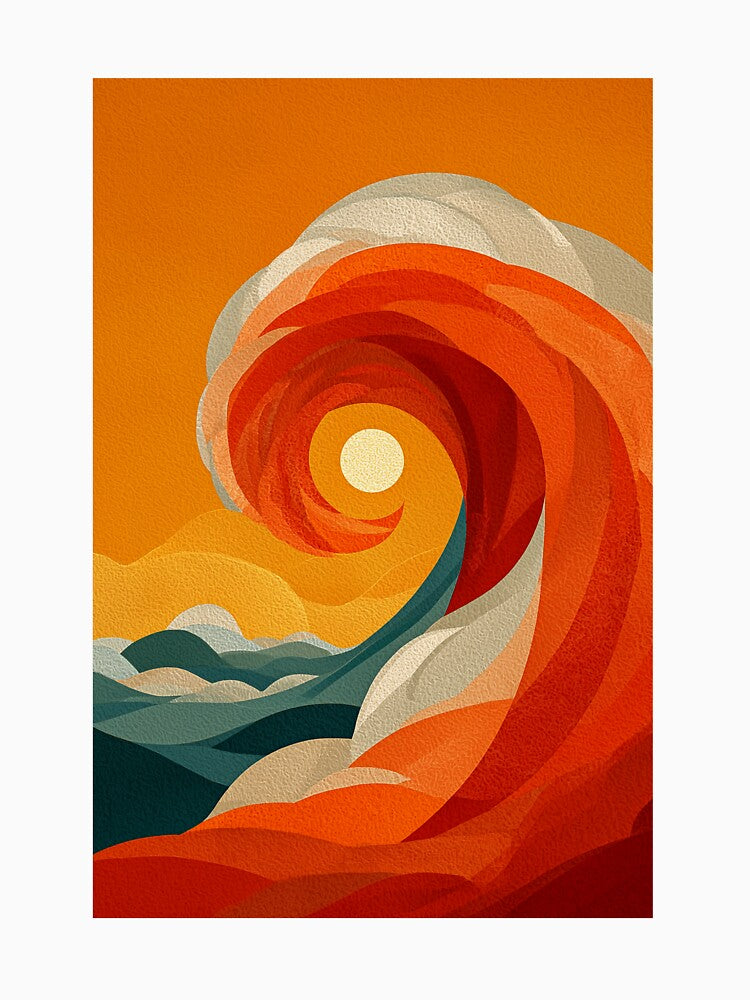 Rainbow Spiral Waves by InnerByJonas
