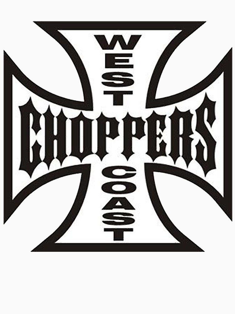the west -CHoPPerS- CoaSt- motorcycles factory merch by keneung11