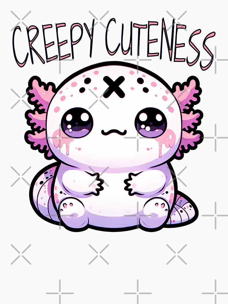 Creepy Cute Weirdcore Pastel Goth Grunge Creepy Cuteness Axolotl by dreamsagellc