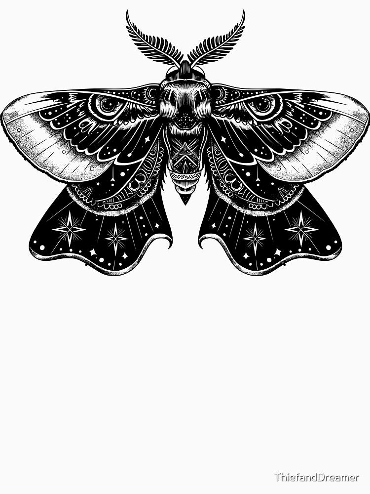 Celestial Gothic Moth by ThiefandDreamer