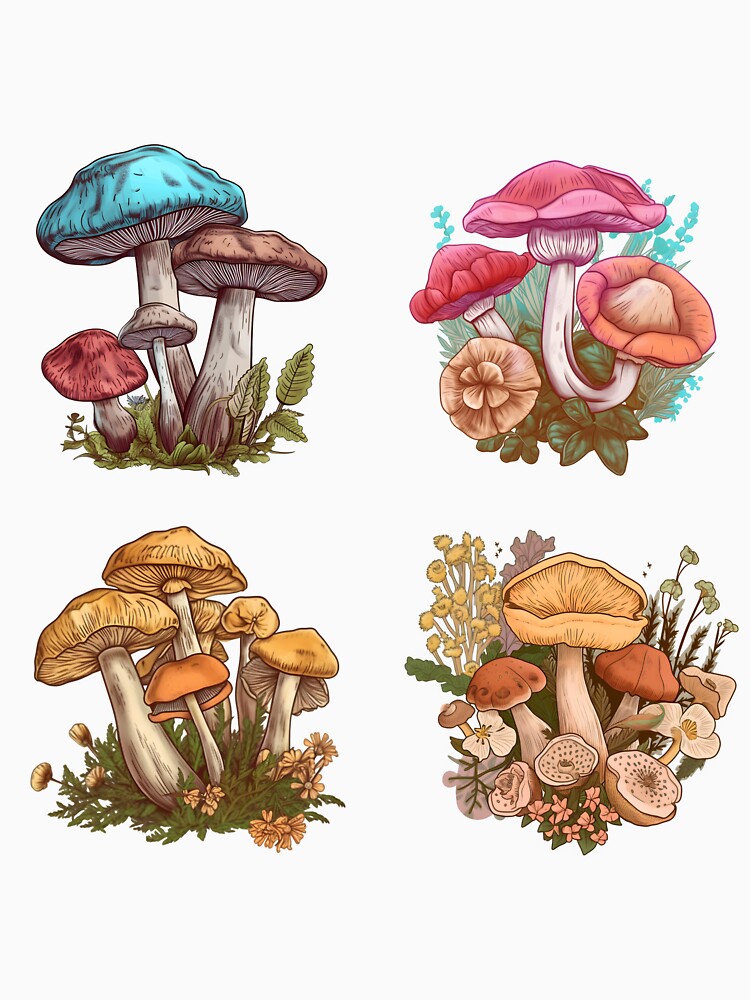 Mushroom Pack by InfiniteSticker