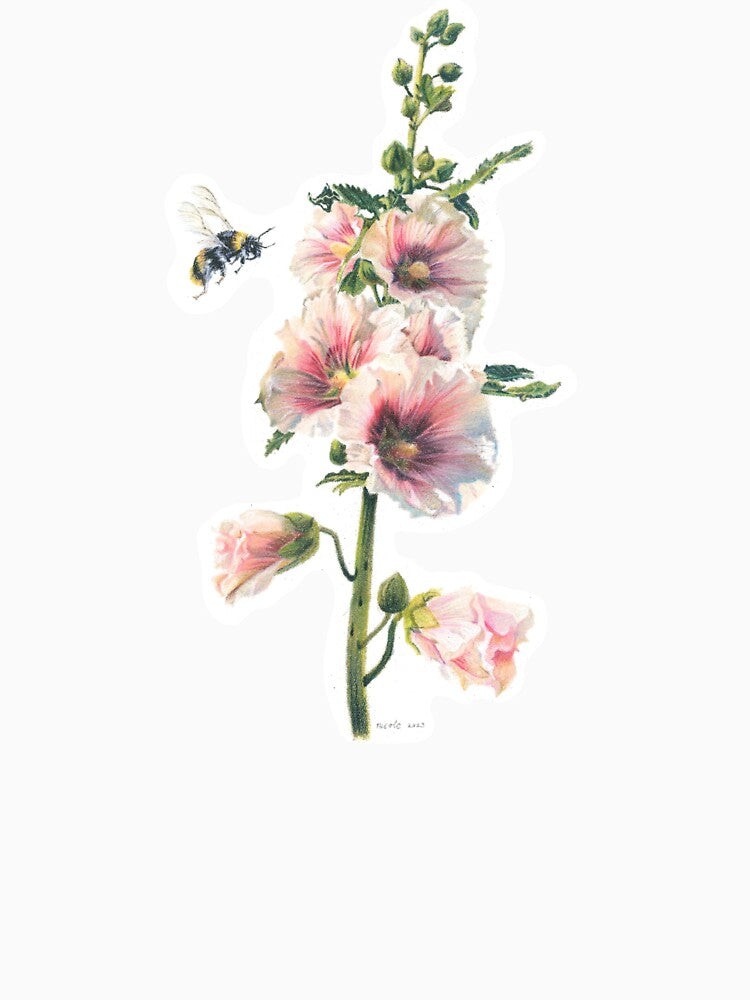 Hollyhock by Nivanovart
