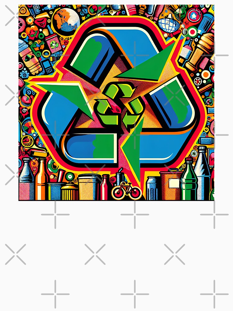 Recycle Pop Art Style by SportsT-Shirts