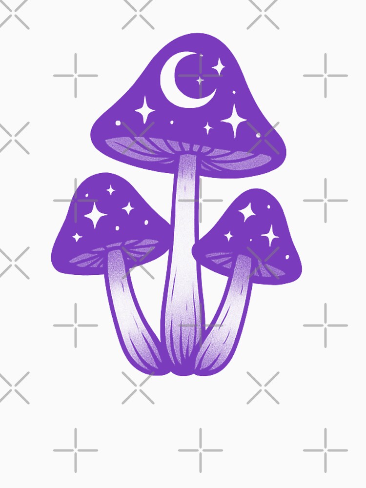 Purple Mushroom by FarieArt