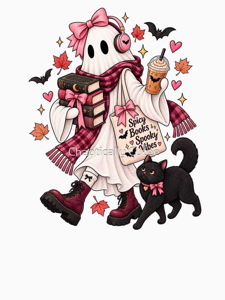 Autumn spooky ghost - Spooky Readers Club by Chaotically Cutee
